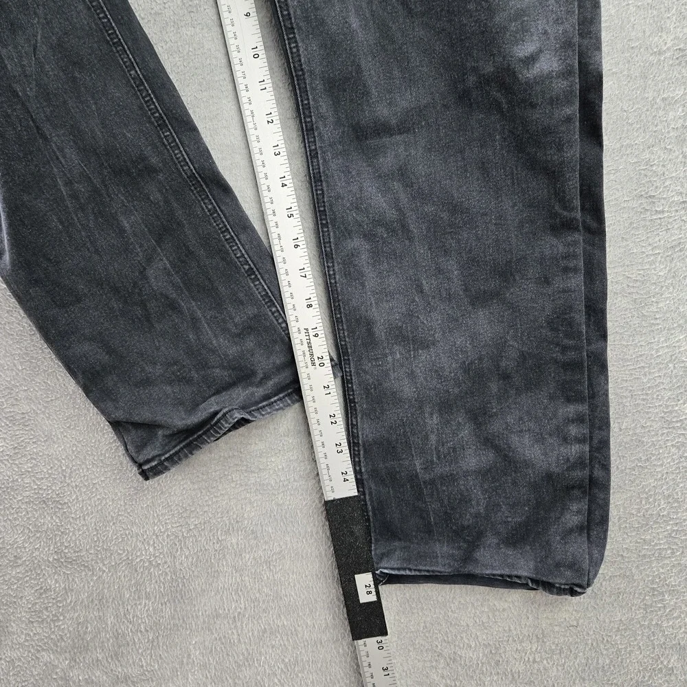 Buffalo David Bitton Men Jeans‎ 38X30 Black Denim Six-X Straight Stretch Logo